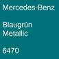 Preview: Mercedes-Benz, Blaugrün Metallic, 6470.